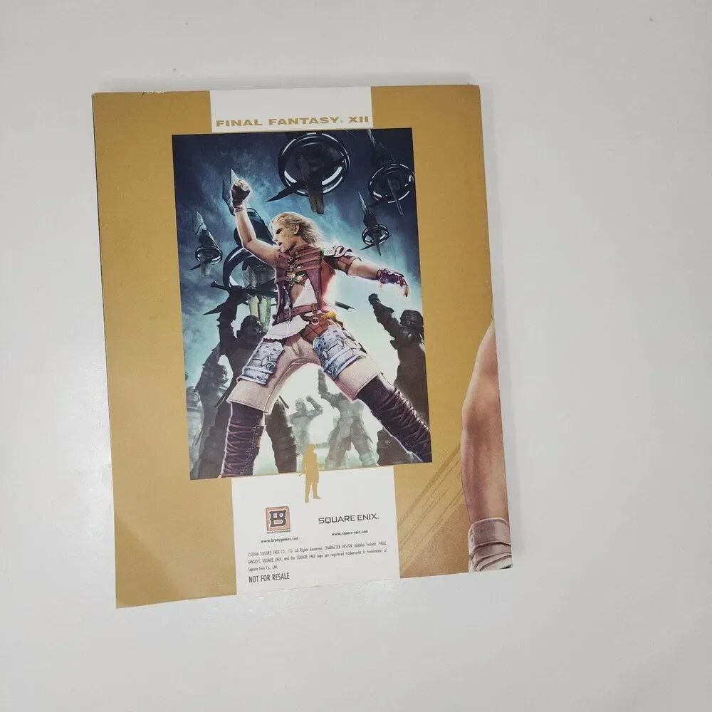 Final Fantasy XII BradyGames Strategy Guide PlayStation 2 PS2 Square Enix Book